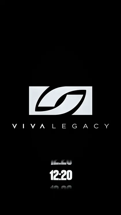 Pieza de marca VIVA LEGACY sobre el legado