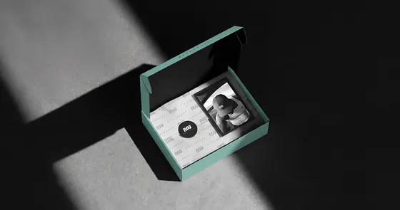 Caja VIVA LEGACY en verde menta, abierta